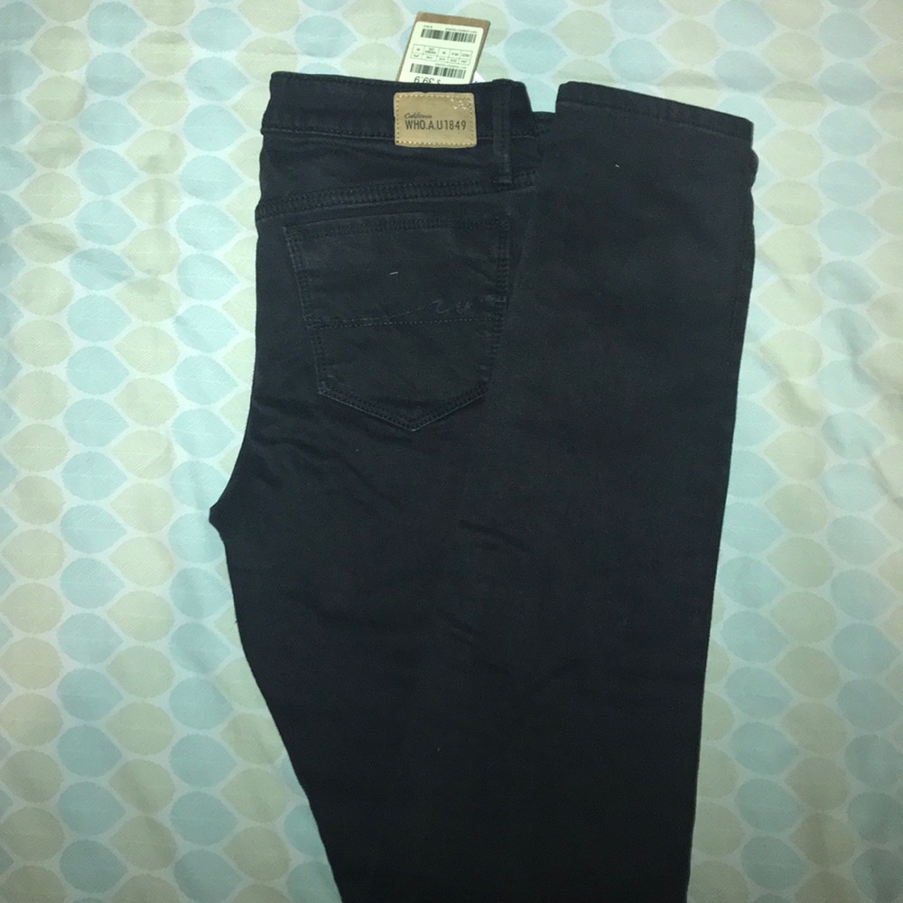 WHOAU Black Skinny Jeggings Size 26